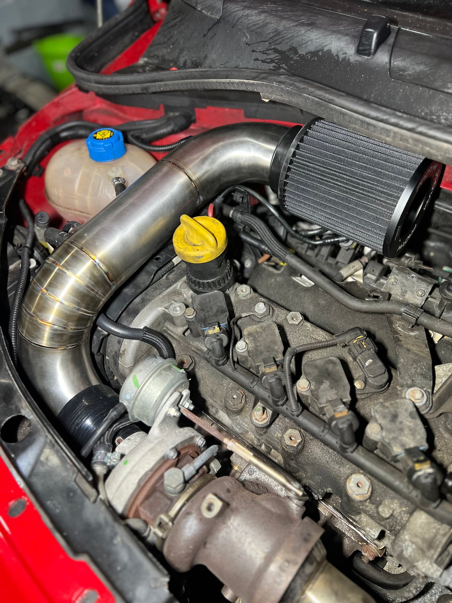 FIAT 595/695 Abarth Custom Stainless 3 Inch Intake