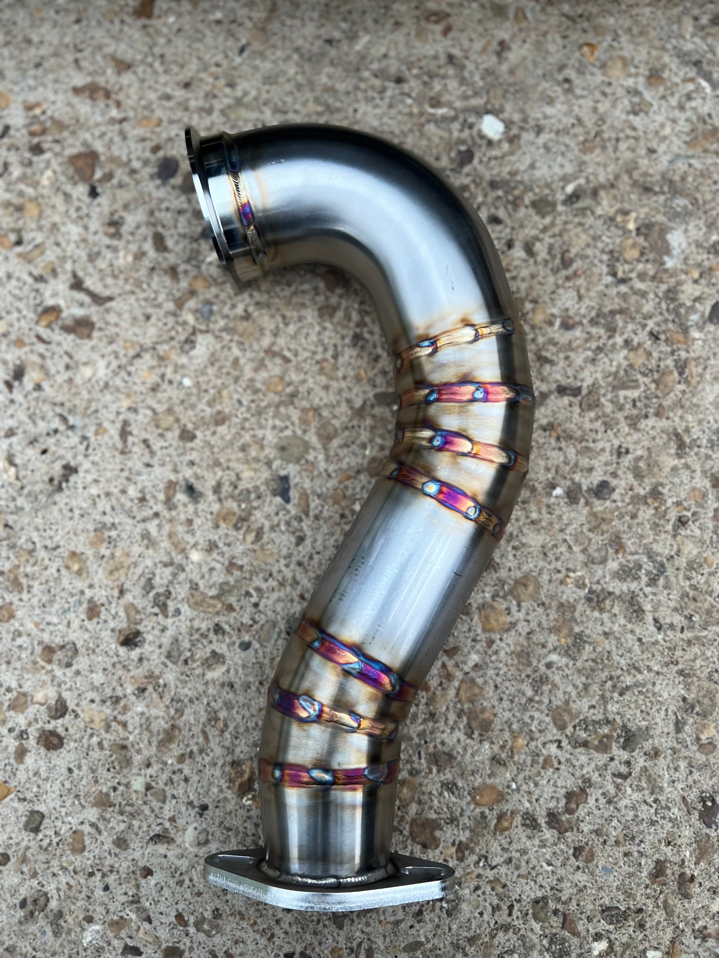 ABARTH 595/695 DE-CAT Downpipe (Garrett 1446)