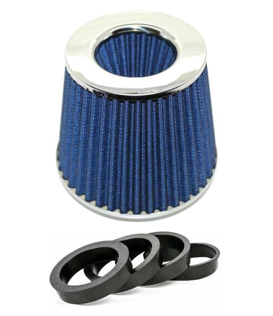 Twin Cone Universal Air Filter with 4 Inlet Reducing Rings