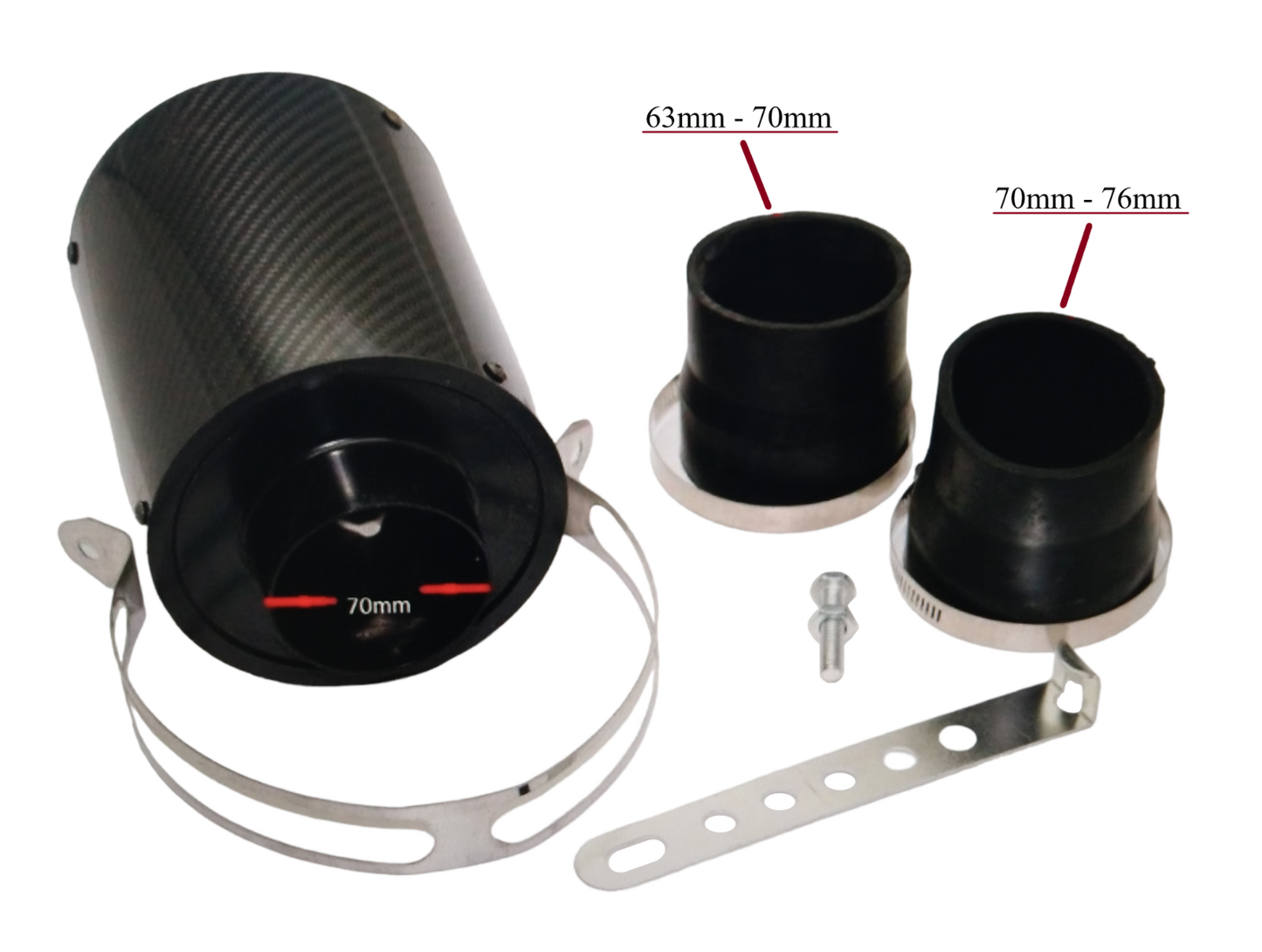 Universal Carbon Fibre Airbox with Performance Induction Air Filter